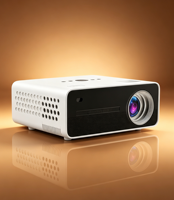 Meilleur projecteur LCD intelligent Android 9.0 HT22 4K blanc, 120 lumens, 10 m, avec 1 Go de RAM, 8 Go de stockage, garantie 1 an pour la maison