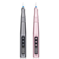 Stylo perceuse à ongles électrique rechargeable Type-C 35000 tr/min 1000 mAh, autonomie 5h, >2W, kit de manucure professionnel pour salon