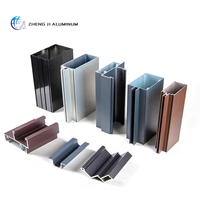 Profils en aluminium pour la construction de bâtiments modernes, fenêtres et portes sur mesure anodisées, profilé d'extrusion en aluminium 6063 T5