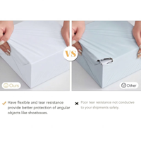 Sacs d'expédition écologiques en polyéthylène LDPE, sacs de colis pour coursiers, sacs d'expédition en plastique poly, sacs postaux, polymailers pour vêtements