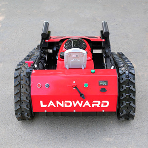 Tondeuse à gazon industrielle télécommandée portable à prix abordable, machine à désherber tout-terrain sur chenilles, robot durable pour la vente en gros - Product Image 4