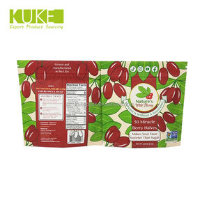 Bolsa de pie resellable personalizada papel de aluminio con cierre de cremallera Mylar Candy Snacks almacenamiento bolsa de plástico para paquetes de alimentos - Product Image 2