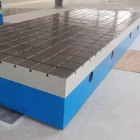 Haoxinran Nouvelle table de soudage 3D industrielle en fonte haute précision avec surface à rainures en T, réglable en hauteur