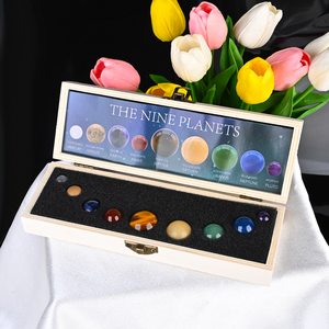 Esferas de Cristal de los Nueve Planetas, Productos Espirituales Naturales Curativos al por Mayor en una Elegante Caja, Otros Artesanías de Cristal - Product Image 6