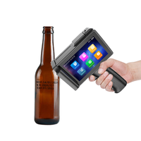 WECARE H91 Imprimante Portable Manuelle de Haute Qualité pour Bouteilles en Verre pour l'Impression de Codes-Barres, Codes QR, Numéros de Lot et Logos