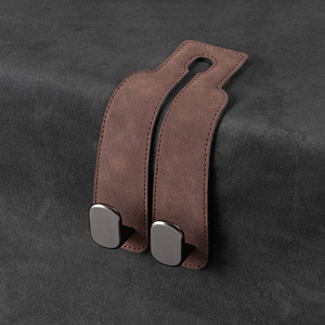 PU Double Hook Rear Seat <b>Backrest</b> Organizer Car RV Interior Accessory Made in China - Product Image 6