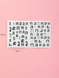 Date japonais dessin animé Anime personnage autocollant Nail Art 3d auto-adhésif décalcomanie outils bricolage décoration outil autocollant ongles <span class=keywords><strong>Manga</strong></span> - Product Image 5