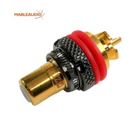 Connecteur audio RCA femelle MAEZ0076 EIZZ EZ-105 pour amplificateur, montage sur panneau, connecteur terminal