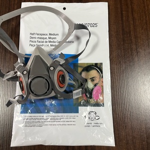 <span class=keywords><strong>Masque</strong></span> à gaz en silicone <span class=keywords><strong>demi</strong></span>-visage à double filtre protecteur, respirateur réutilisable avec cartouches anti-poussière - Product Image 6
