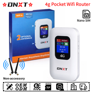 Routeur Wi-Fi portable DNXT WiFi6 300 Mbps, Wi-Fi mobile, bouton WPS, Wi-Fi de poche USB Type-C, prix avantageux pour les voyages - Product Image 1