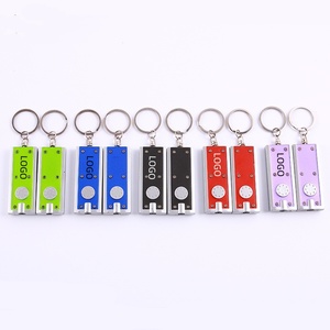 Khuyến mại Tùy chỉnh logo in mini Keychain LED Đèn pin mini Led ánh sáng Keychain UV đèn pin UV đèn <span class=keywords><strong>flash</strong></span> ánh sáng - Product Image 2
