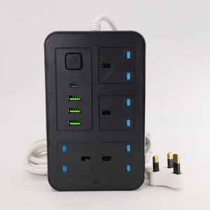 Cáp điện mở rộng dây điện với 4 ổ cắm và USB Power Strip - Product Image 2