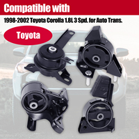 Ensemble de supports de moteur 4 pièces A7256 A7243 A7254 A7258 12361-28110 12362-28100 12371-28060 pour Toyota Corolla 1.8L 1998-2002