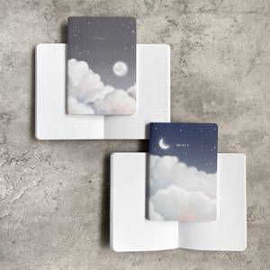 LABON <span class=keywords><strong>Cloud</strong></span> Print Portable A6 Pocket Mini Blank Dot Grid Notebook Pocket Planner Journal Field <span class=keywords><strong>notes</strong></span> - Product Image 4