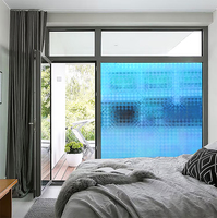 RNPT PVC Kristall-Regenbogen-Fensterfolie Statisch Haftende Sichtschutz-Glasfolie mit Irisierendem Effekt für Heimdekoration