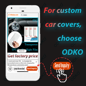 ODKO Film teinté TPU double couche anti-rayures pour phares de voiture avec rejet UV/IR, rouleau d'accessoires électroniques pour véhicules - Product Image 2