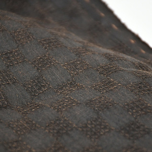 100% ramie Jacquard xiangyun vải cổ điển tự nhiên sông bùn nhuộm đắt tiền áo dài hàng đầu quần chải thô sợi ngang dệt sợi - Product Image 1