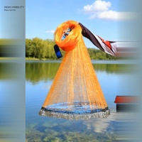 Émerillon de pêche Lead Sinker Cast Net Smart-Throw-Logic-Net 1 Advanced Hydro-Sinking Matrix Professionnel Qualité Précision Sans Soudure Renforcé