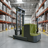 Mini transpalette électrique de 1200 kg avec fourche ultra-basse pour palettes spéciales