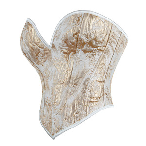 T6192 thanh lịch vàng điêu khắc và định hình lợi ích của phụ nữ Underwire strapless Push-Up Corset - Product Image 3