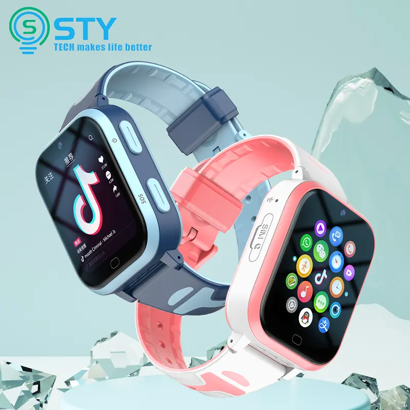 Smart Watch For Kids Child Anti-lost Alarme Remoto Monitor Sos Waterproof Touch Sim Card Kids Smart Watch Com GPS
