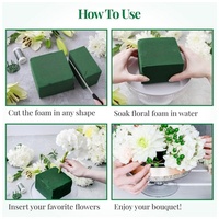 Mousse florale humide de haute qualité, Oasis verte absorbant l'eau, pour la décoration de mariage