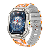 KR82 Smartwatches 2,1-Zoll-TFT-Bildschirm 1ATM Wasserdichte Armbanduhr Kompass LED-Licht Outdoor Smart Sportuhren für Männer und Frauen