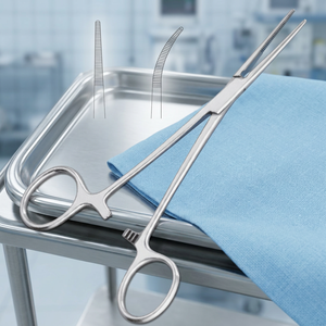 Pinza Hemostática Recta <span class=keywords><strong>Kelly</strong></span> de 18 cm, Pinza Quirúrgica para Cirugía General, Certificación CE Clase I, Instrumento Manual - Product Image 2
