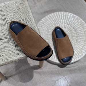 Tongs d'été pour hommes à bout carré, respirantes, antidérapantes, avec semelle en caoutchouc, pour le bureau, les loisirs et la plage, style jeune - Product Image 3