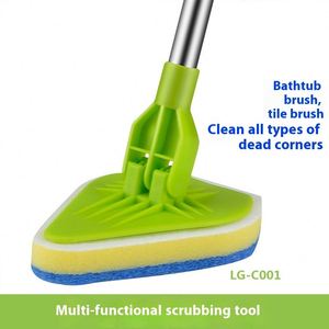 Multifunctional Retractable Triangle <b>Cleaning</b> <b>Brush</b> with Long Handle <b>for</b> Room <b>Cleaning</b>-Cross-Border Daily Necessities Supplier - Product Image 2