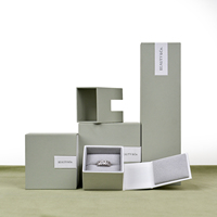 Boîte à bijoux économique multifonctionnelle pour bracelets, boucles d'oreilles, colliers et bagues, en carton personnalisé avec tiroir et doublure en velours