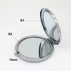 Espejo de Maquillaje Portátil con Logotipo Personalizado, Mini Espejo Cosmético de Bolsillo, Espejo Compacto Plegable de Doble Cara, Herramientas de Belleza para Chicas - Product Image 6