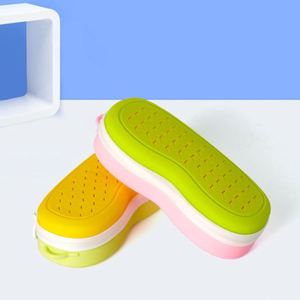 Lunettes de natation portables en silicone avec trou de drainage et étui de protection - Product Image 6