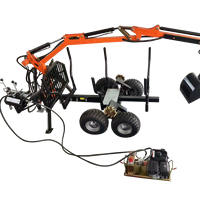 2025 per le industrie forestali Log rimorchio 4.2m per la casa Log rimorchio Loader