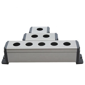 YUMO 19 مقاسات Mutipul مقاومة للماء من سبائك الألومنيوم المعدنية زر ضغط مربع مفتاح صندوق تحكم في الطاقة في الهواء الطلق - Product Image 2