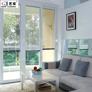 Sistema scorrevole magnetico senza fili per finestre e porte con inclinazione e sollevamento, <span class=keywords><strong>vetri</strong></span> doppi separati, <span class=keywords><strong>tapparelle</strong></span> integrate in vero legno. - Product Image 5