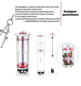 Oem <span class=keywords><strong>Aquarium</strong></span> Microalgen Fotobioreactor Cilindervormige Chlorella Algen Reactor Voor Zeekoraal En Kwallen Tank - Product Image 2