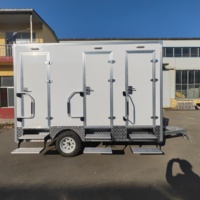 Nouvelle Cuisine Mobile Extérieure Portable Newwin avec Toilettes, Remorque Sanitaire Mobile de Luxe en Plastique à Vendre – Prix Promotionnel
