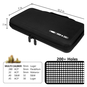 La custodia della cartuccia della serratura a combinazione è adatta per la custodia per il trasporto del proiettile del Parabllum da 9mm - Product Image 4
