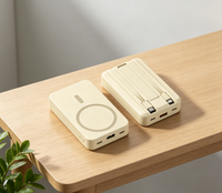 Nouveau chargeur sans fil magnétique portable 2026 PD22.5W à charge rapide 10000mAh avec écran LED et câbles de charge multiples