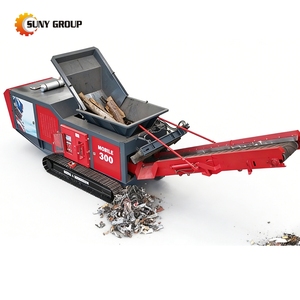 Trituratore Cingolato Mobile SUNY per Rifiuti Pesanti in Alluminio, per Tessuti, Cartone, Bottiglie, HDPE, LDPE, Sacchi Grandi e Rifiuti Domestici - Product Image 4