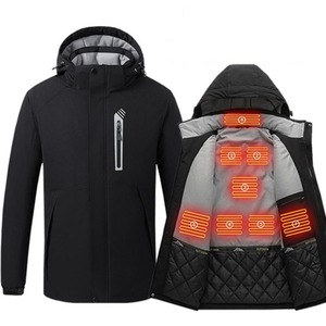 VERKAUF SCHLUSSVERMÄHLHEIT Wärme-Wechseljacke Winter Outdoor elektrische Heizung Mantel winddicht isolierter Mantel Batterie beheizte Jackette - Product Image 1