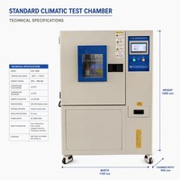 Cámara de Prueba de Temperatura y Humedad Constante Estándar, Equipo de Laboratorio de Estabilidad Climática Programable, Proveedor de Fábrica