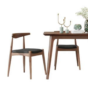 Chaise de salle à manger contemporaine en chêne massif de qualité FAS d'Amérique du Nord, revêtement en lin, dossier ergonomique courbé à la vapeur, sans accoudoirs, en bois - Product Image 4