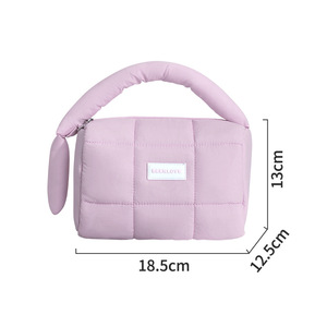 New Arrival Ladies Light Weight <b>Makeup</b> Pouch <b>Bag</b> Women Nylon Waterproof Soft Puffy <b>Makeup</b> <b>Bag</b> - Product Image 5