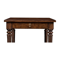 Table d'appoint carrée en bois au design moderne avec tiroir pour salon et mobilier de maison