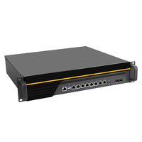 BKHD OEM 2U Rackmount Network Server 8 * LAN 2 * SFP 2nd 3rd Gen Intel Core i3 i5 i7 Firewall VPN Wireless Gateway Router Pfsense