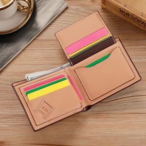 Vente chaude Porte-monnaie en cuir PU pour homme Porte-monnaie en cuir PU pour femme Porte-cartes pour homme Vente en gros - Product Image 4