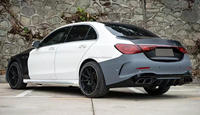 Offre Spéciale pour Mercedes-Benz Facelift W205 C205 2013-2021 : Kit Carrosserie Nouvelle Génération W206 C63 AMG (Pare-chocs, Calandre, Phares)