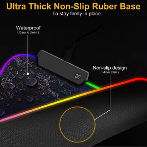 RGB Sublimation Schreibtisch matte Mouse pad Benutzer definiertes Logo XL XXL RGB Gaming Keyboard Mauspad - Product Image 5